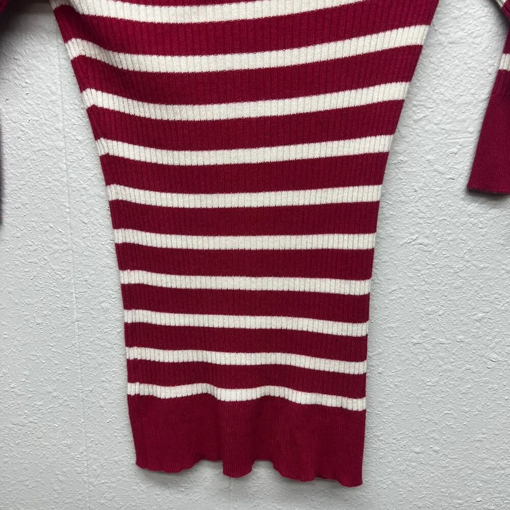 It's Our Time 90s Y2K Vintage Retro Preppy Chic Grunge Juniors Sweater Medium - Image 8