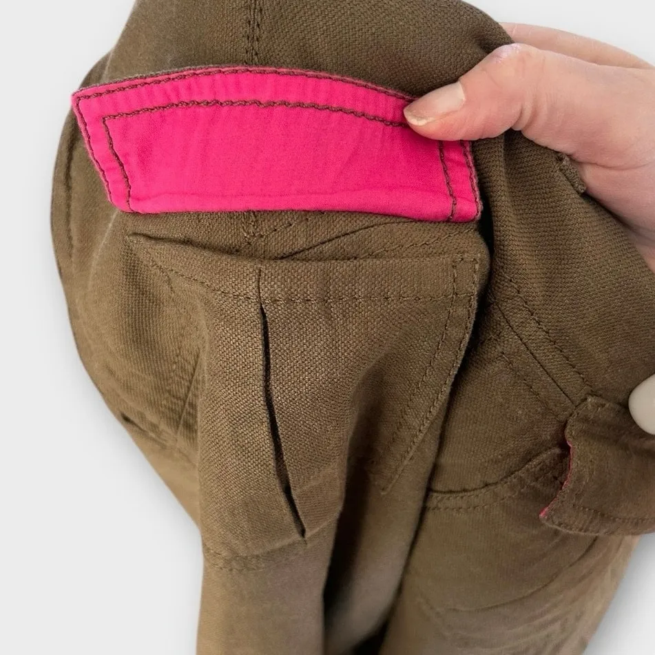 Vintage Y2K Diane von Furstenberg Brown Utility Pencil Skirt Fitted Women's 8 - Image 8