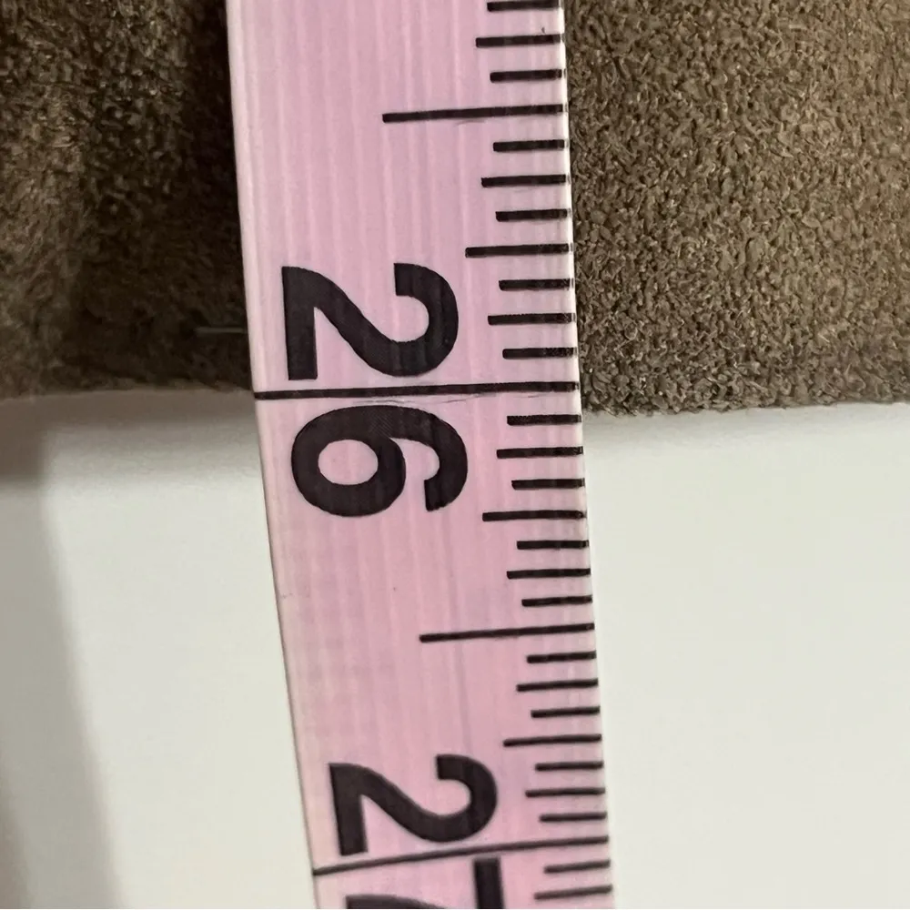 Women’s Vintage A&F Originals Leather Lined‎ Open Front Jacket Size 15/16 Tan Size L - Image 6