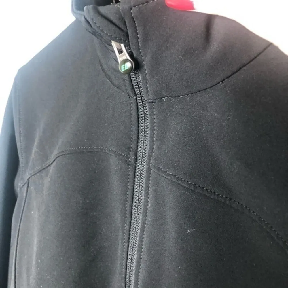 Eddie Bauer black long sleeve zip up jacket - Image 2