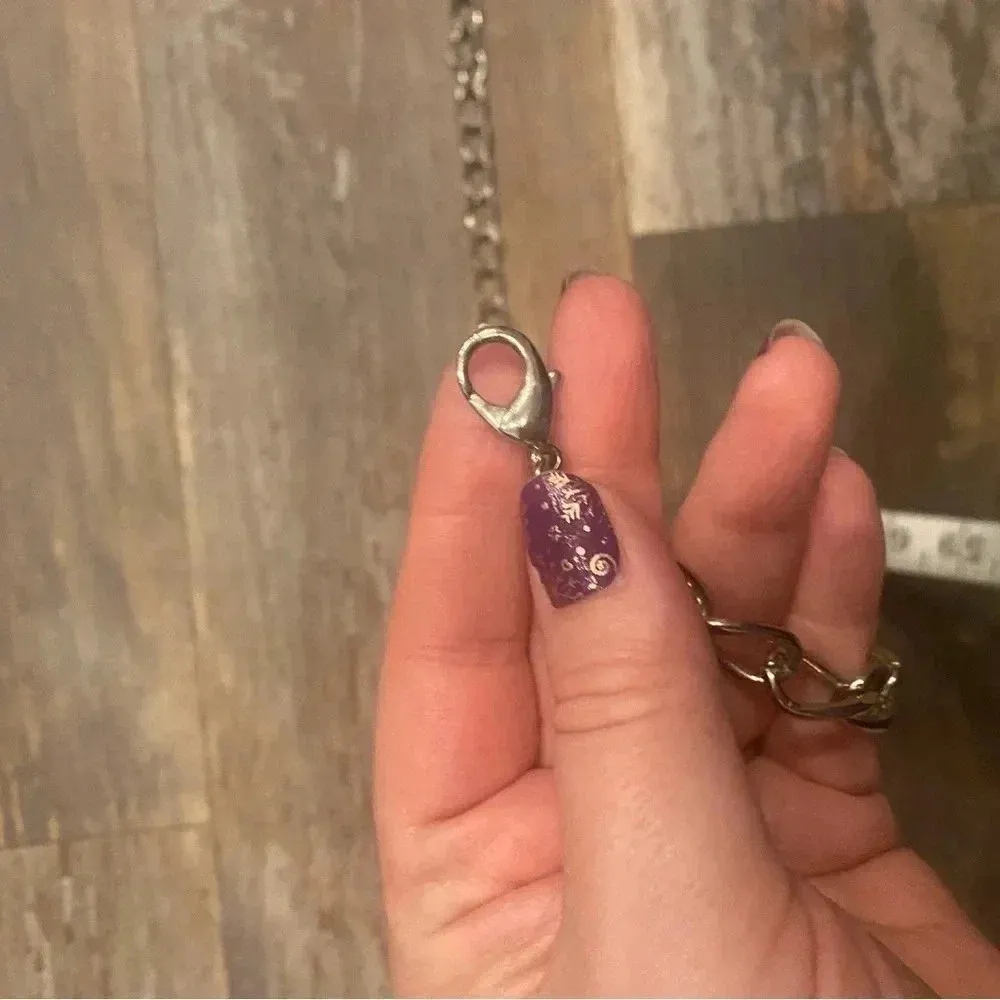 Steve Madden Initial K Metal Link Belt New NWT Small Medium - Image 3