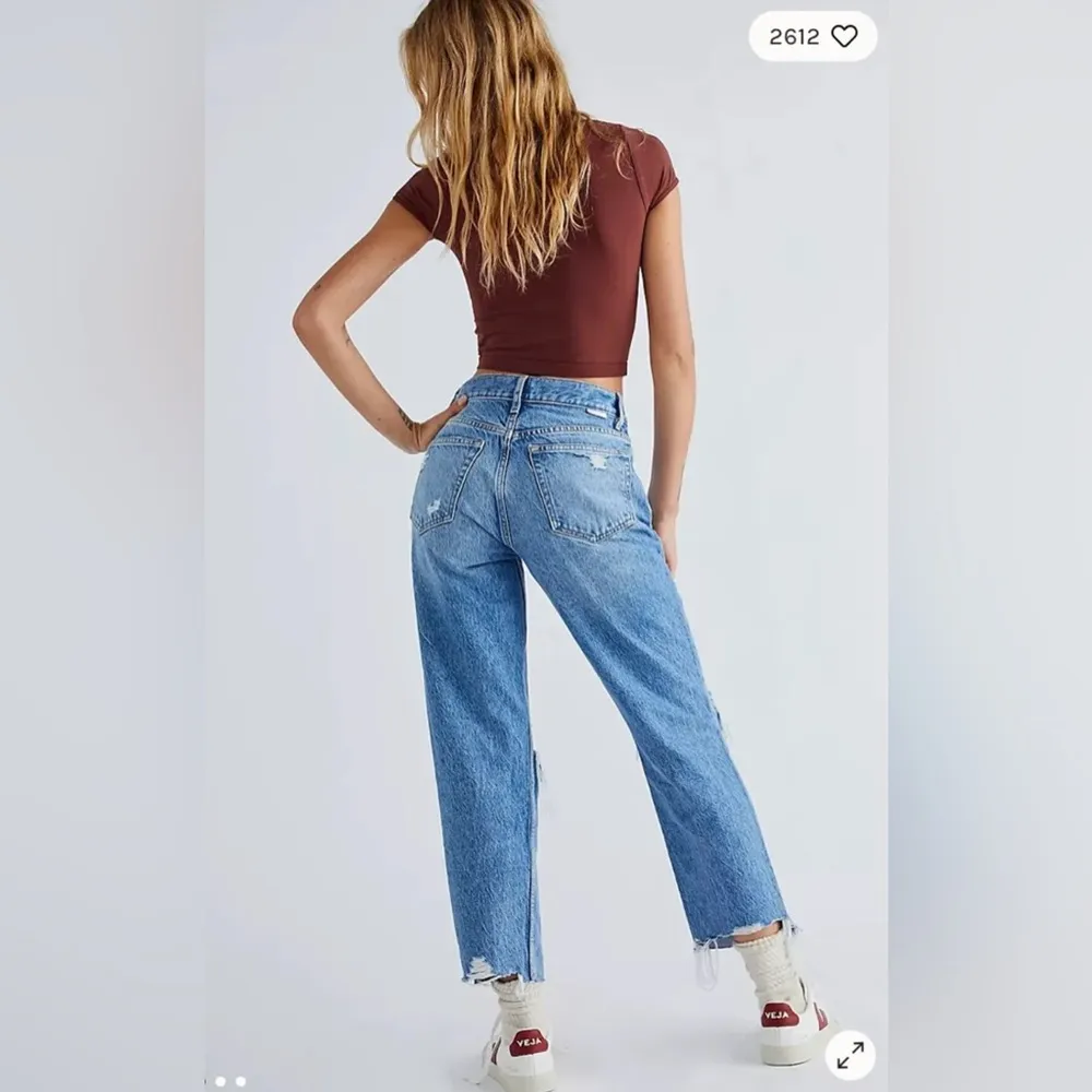 Boyish Tommy High Rise Straight Distressed Jeans ✨👖 - Image 3