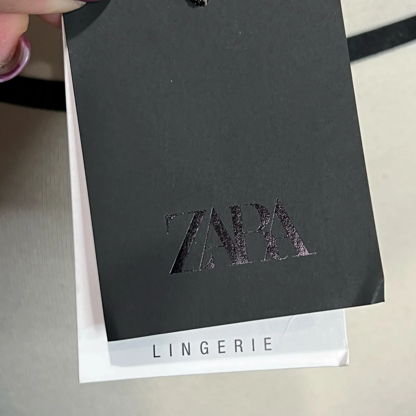 Zara Bralette Womens 32B Tan Floral Lace Strappy Romantic Sultry Lingerie Flirty - Image 4