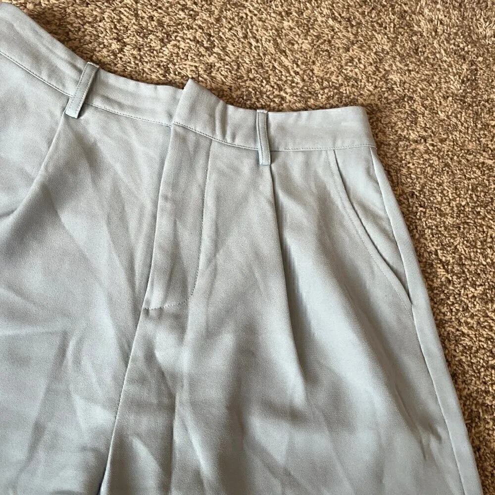 7 for All Mankind powder blue trouser shorts - Image 2