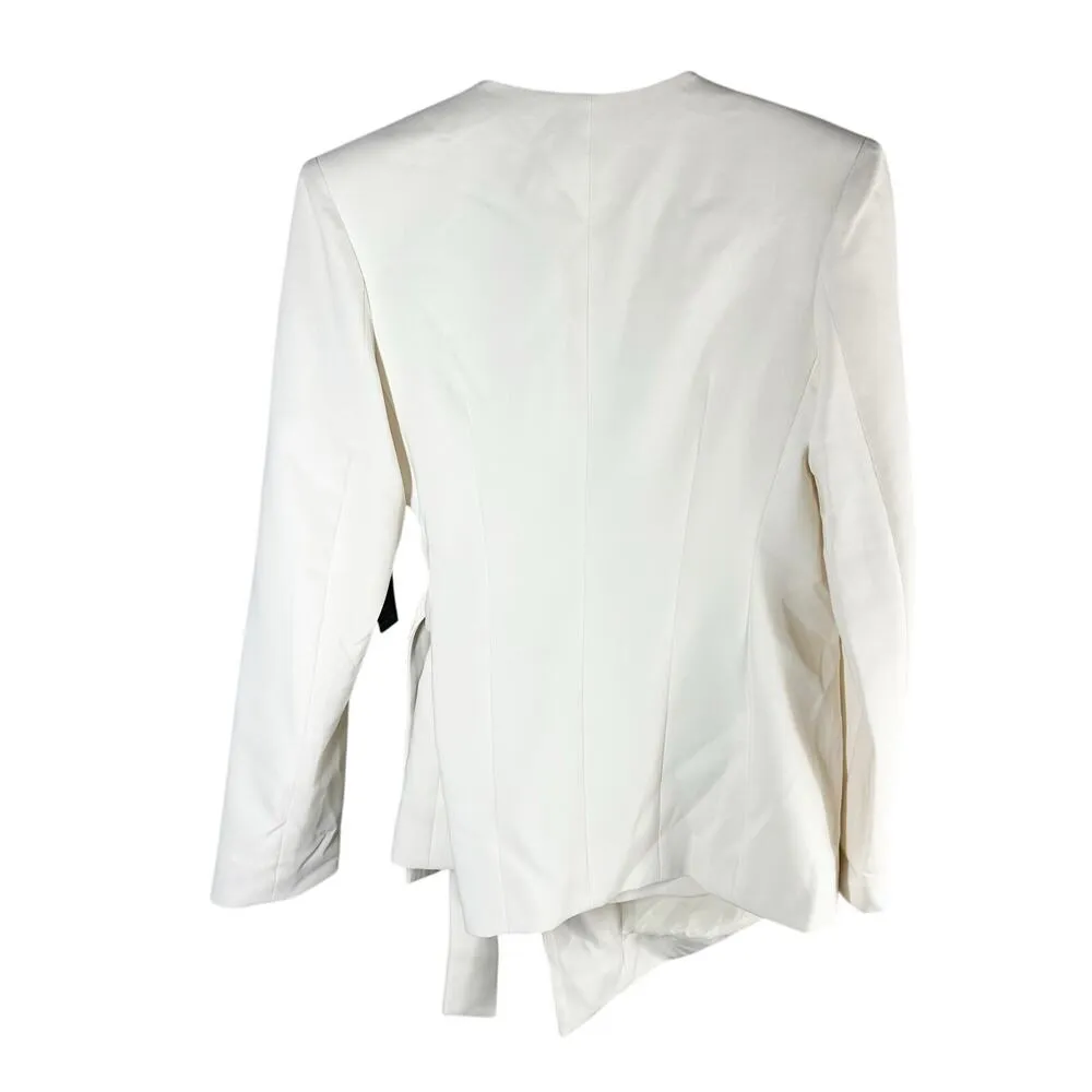 Undra Celeste NY Wrap Blazer Cream Size XL Business Casual Office - Image 2