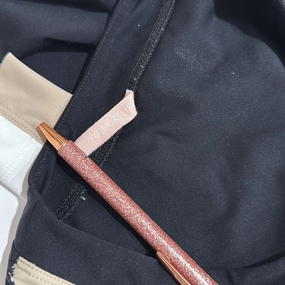 NO KA'OI Asymmetrical Black and White Long Sleeve Blouse Black Size M - Image 5