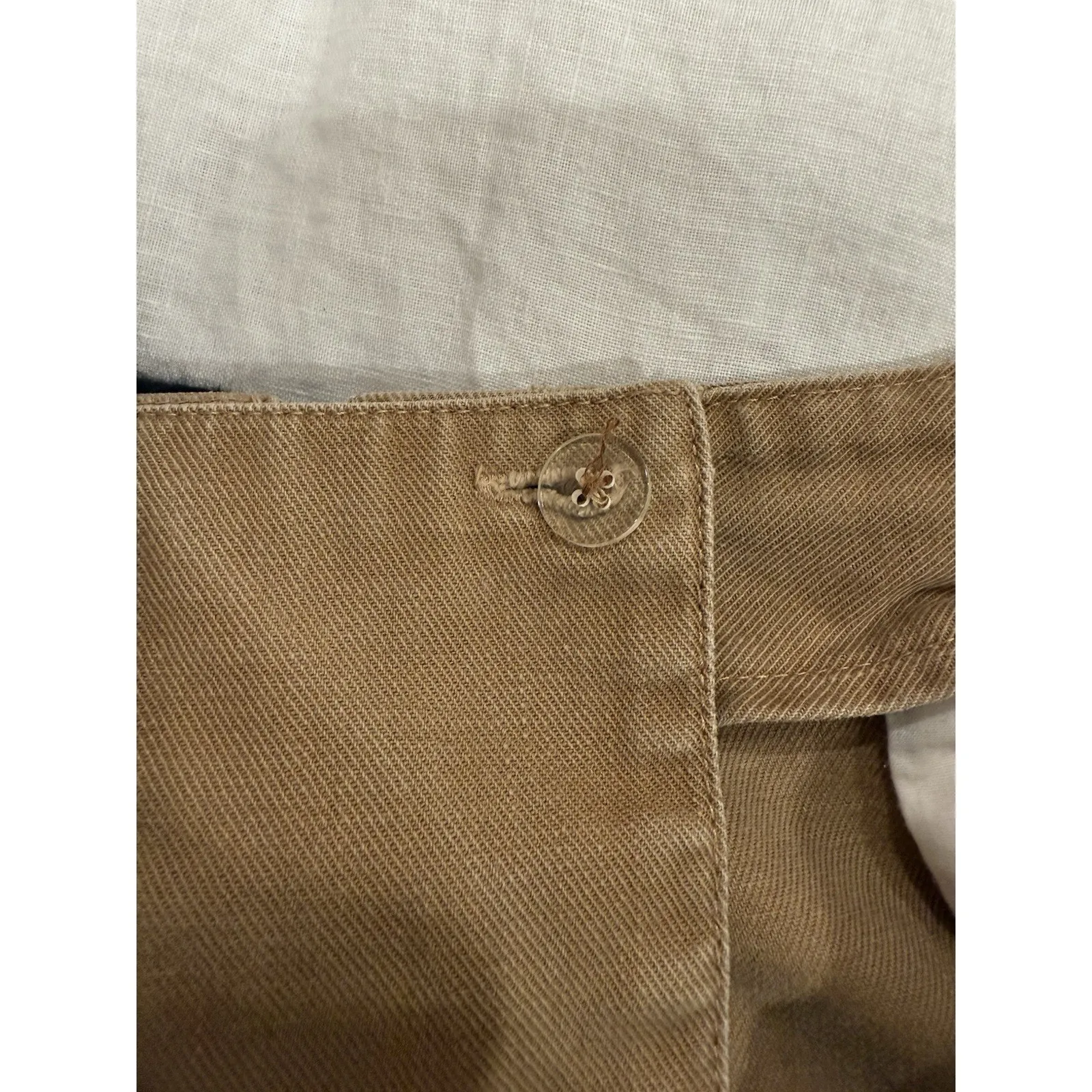 Vintage Y2K Old Navy Khaki Midi Lace Up Front Skirt Bella Swan Core Skirt 12 - Image 10