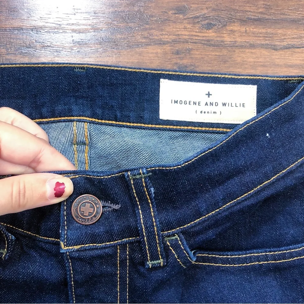 imogene + willie • Imogene Slim jeans high rise dark wash cigarette skinny leg - Image 4