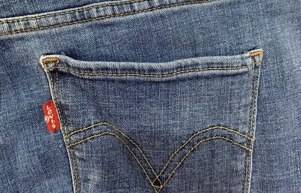 Levi’s Size 10 Classic Boot Cut Jeans Mid Rise Flat Stretch Denim Blue Women’s - Image 4