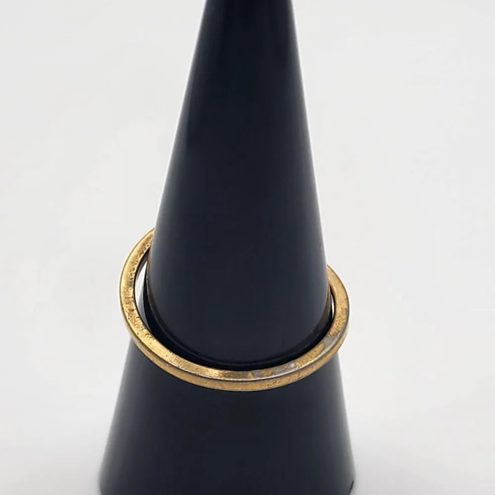 Vintage Avon Gold Tone & Pink Rhinestone Ring (8) - Image 4