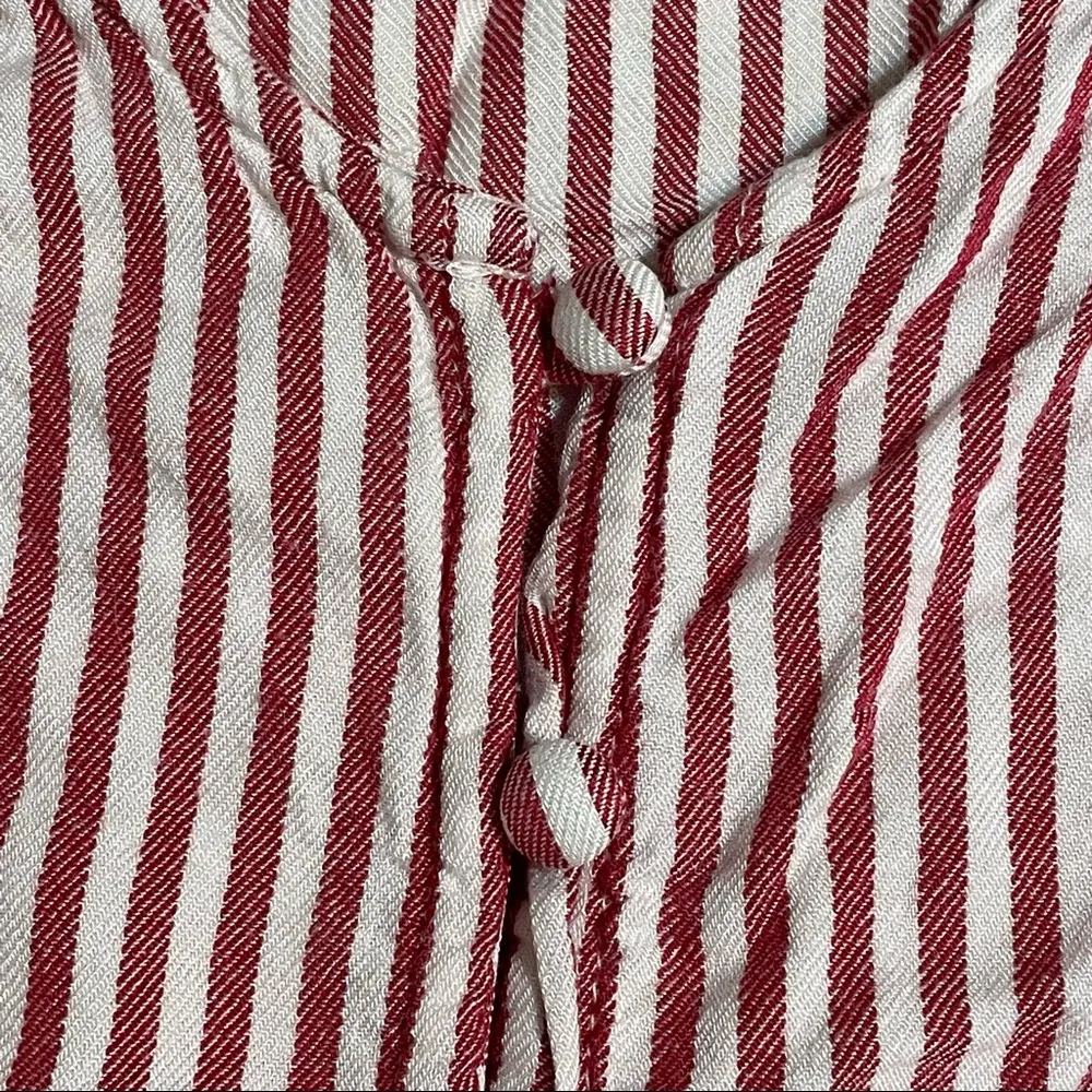 Hollister Striped Tie Front Top - Image 5