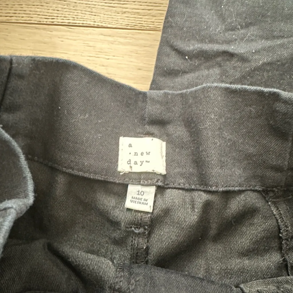 A New Day Charcoal Pants with Belt - Image 3