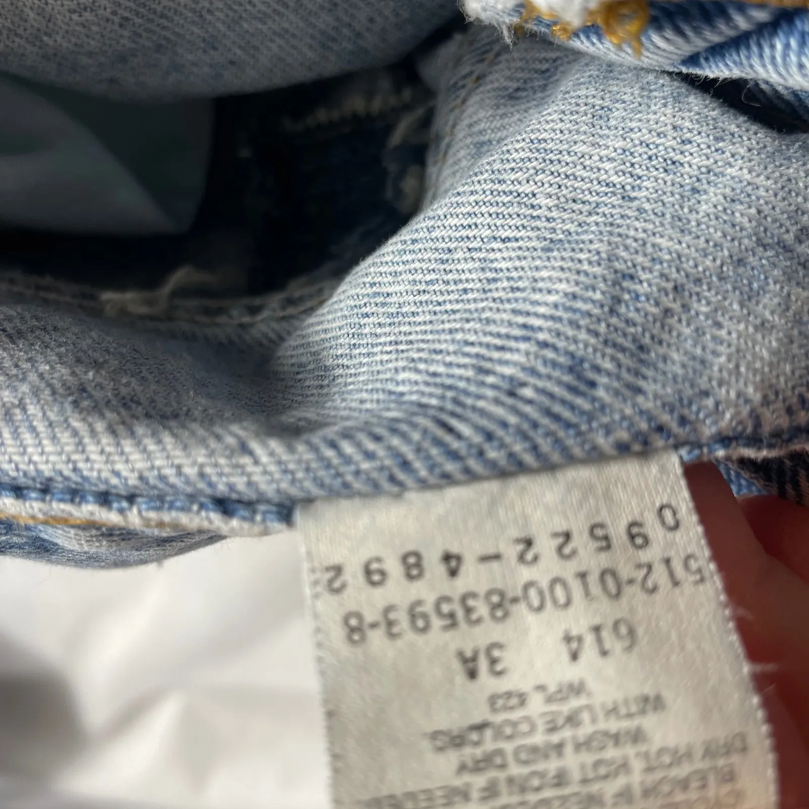 Vintage‎ Levi's 550 Jeans Women's 24W USA Relaxed Tapered Light Wash Distressed - Image 11