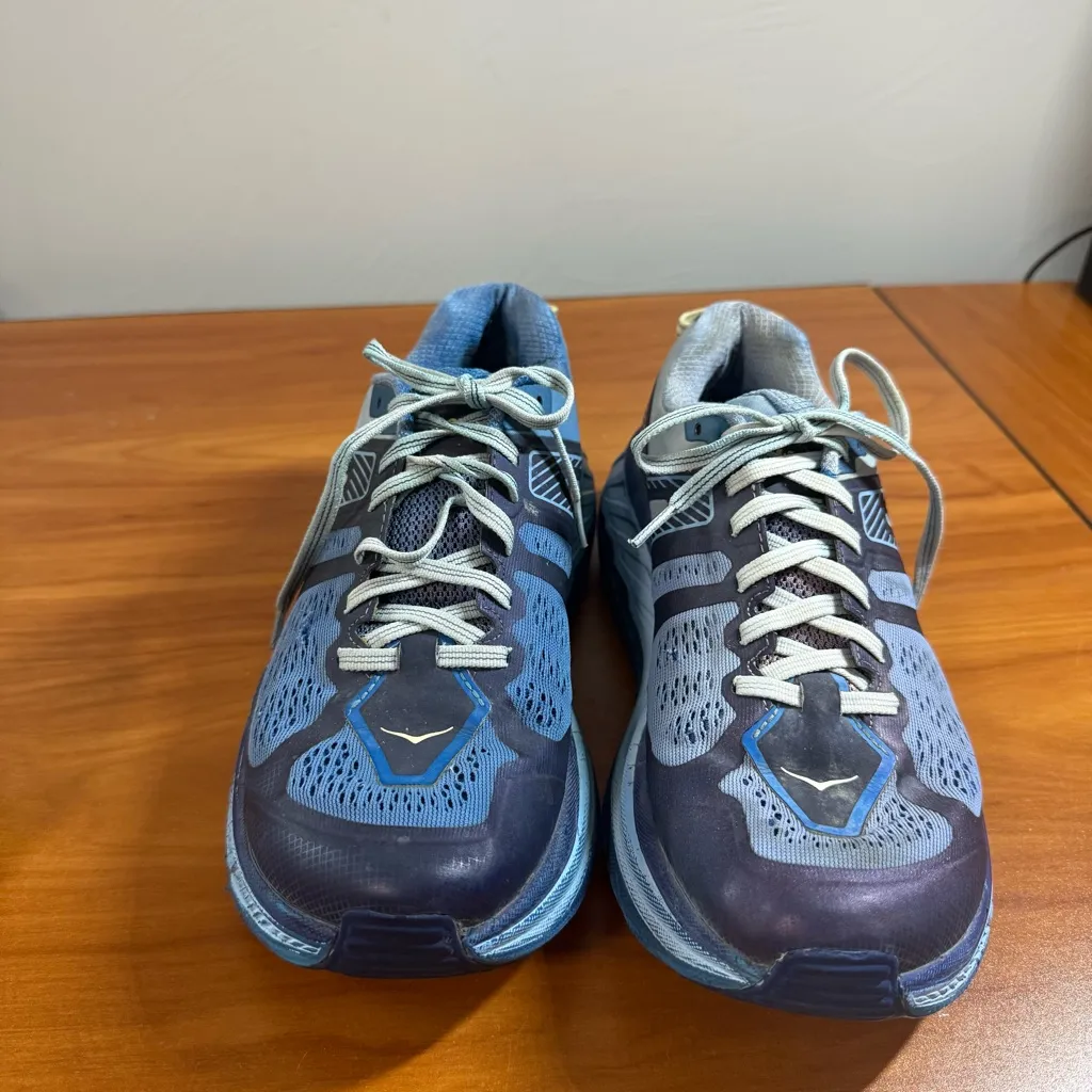 Hoka Stinson ATR 5 Women's Running Athletic Shoe Navy Blue Workout Comfort W9 - Image 3