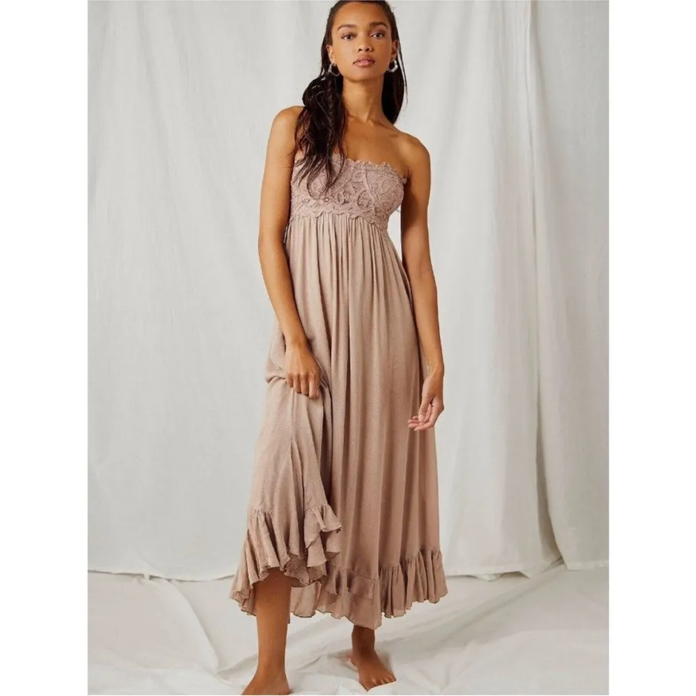 Free People Adella Corset‎ dress in Taupe  size Small NWT - Image 2