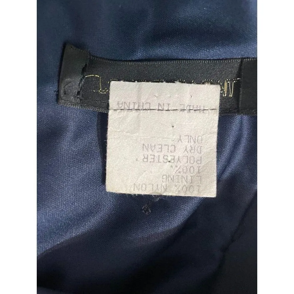 Tadashi Shoji Size 12 Blue Dress Evening Cocktail Party Bandage Lace Detail - Image 9