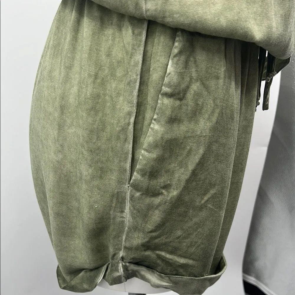 Cloth & Stone Sage Green Romper - Image 3