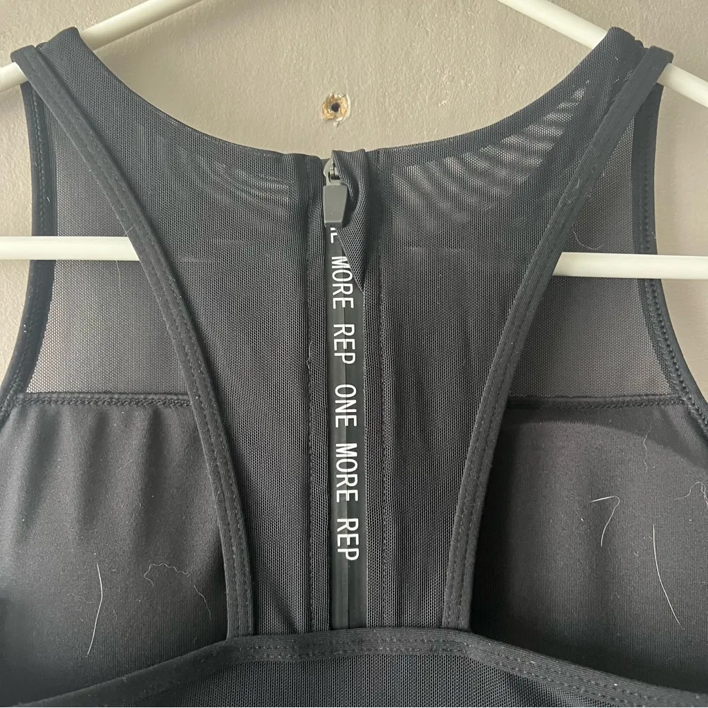 Zyia Active Black Cheetah Print All Star Bra Size Large - Image 5