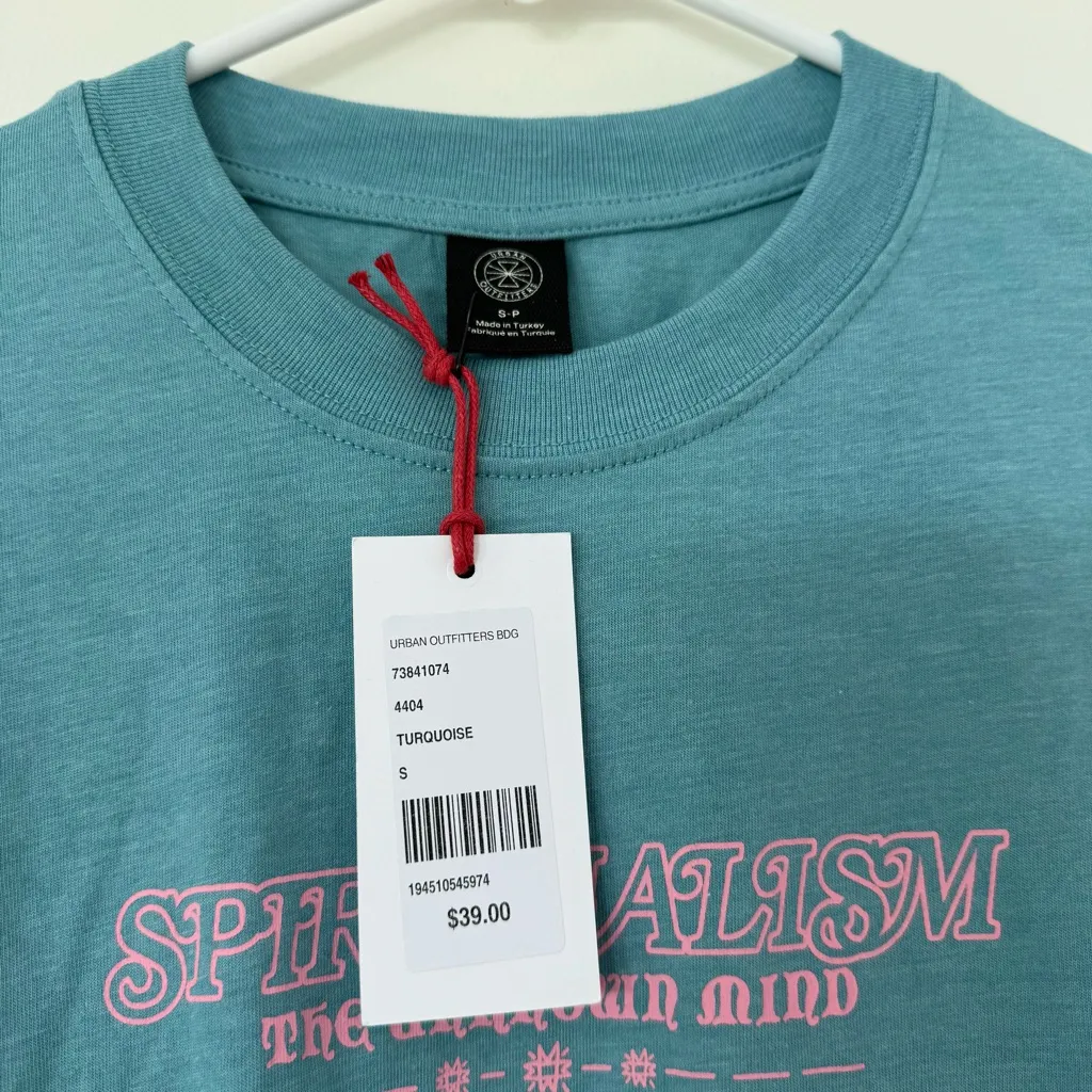 Urban Outfitters UO Dreaming Mind Bubble Hem Long-Sleeve Tee NWT Size S - Image 9