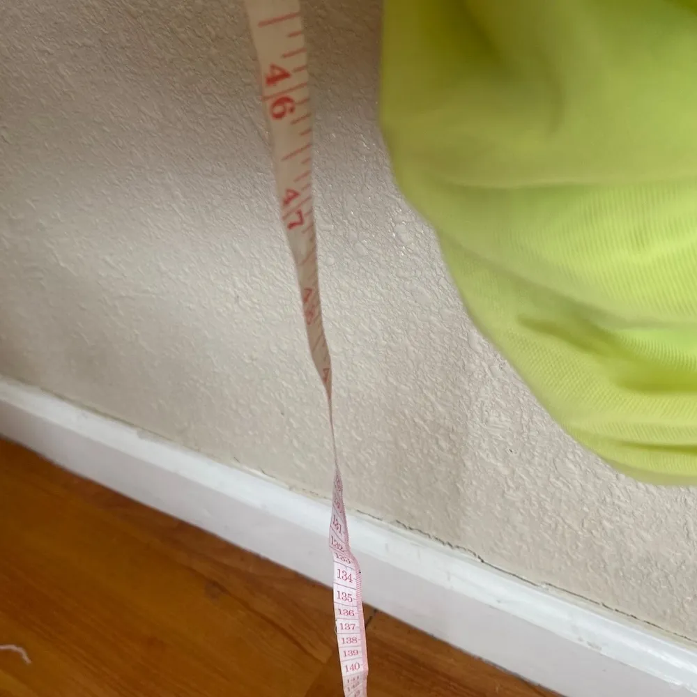 HOUSE OF CB 'Valentina'Lime neon Asymmetric Cutout Midi‎ Dress/Size XS plus cup - Image 12