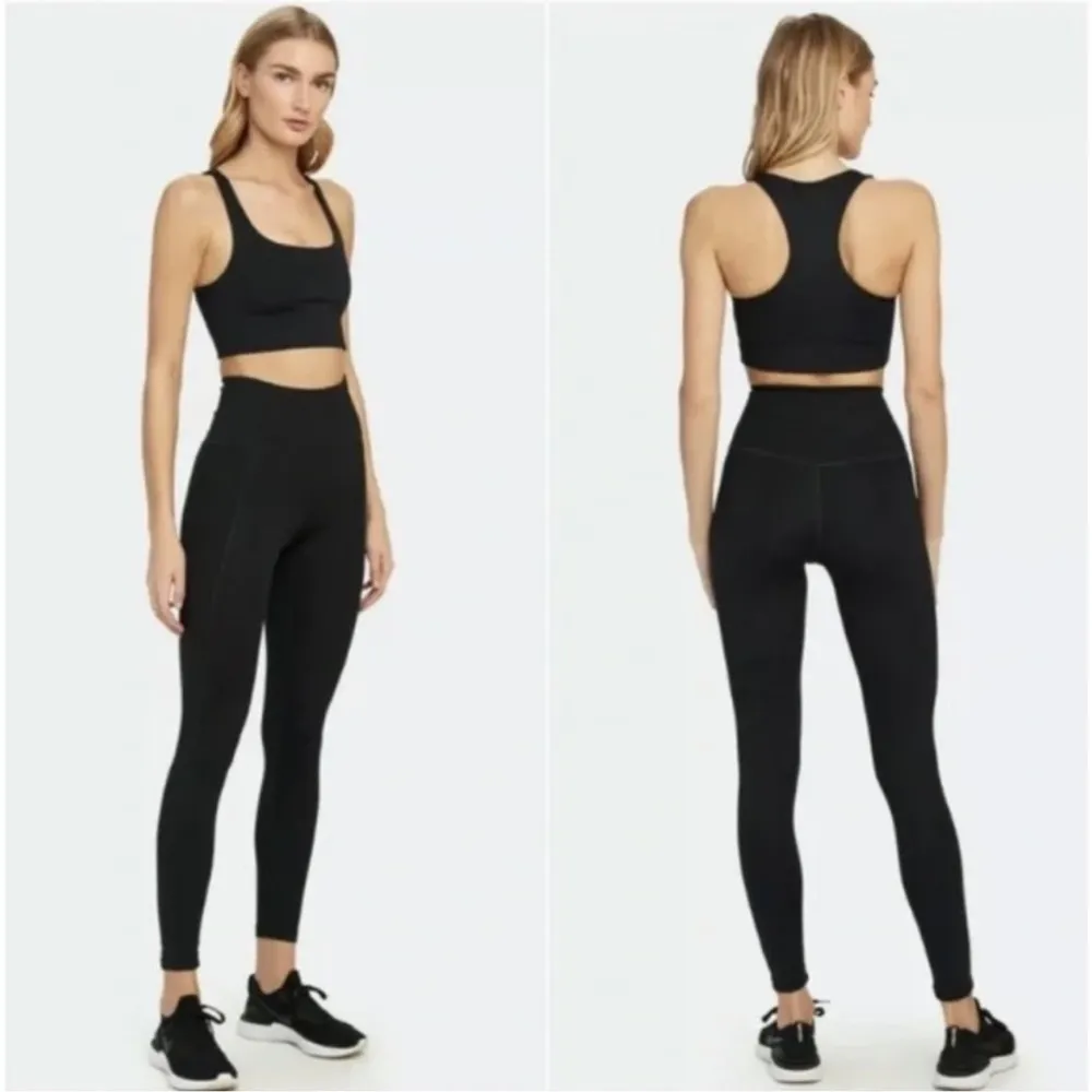 Girlfriend Collective Black Compressive High-Rise Leggings Size Medium - Image 13