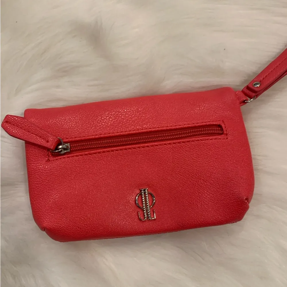 Jennifer Lopez Pink Studded Wristlet Purse - Image 2