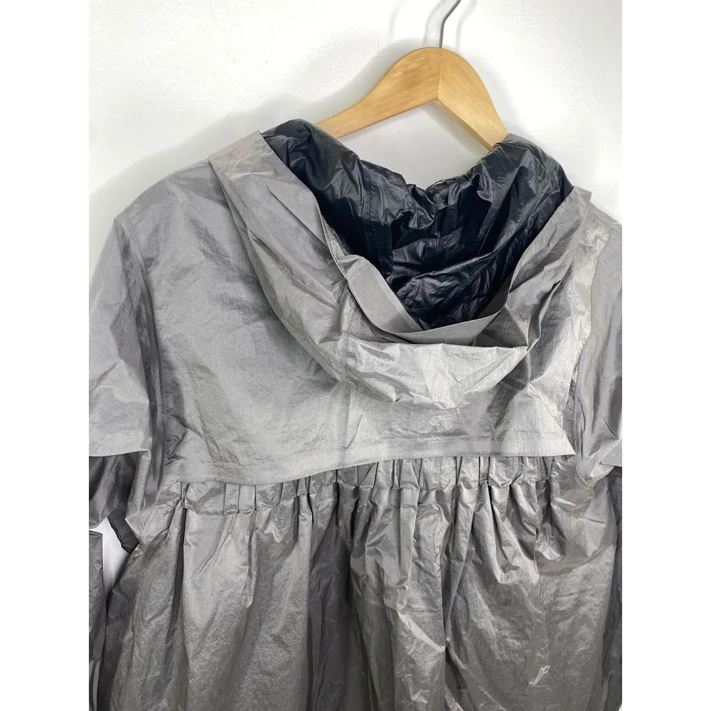 Lululemon  Drizzle Down Lightweight Grey Full Zip Rain Jacket Women's Size 10 - Image 8