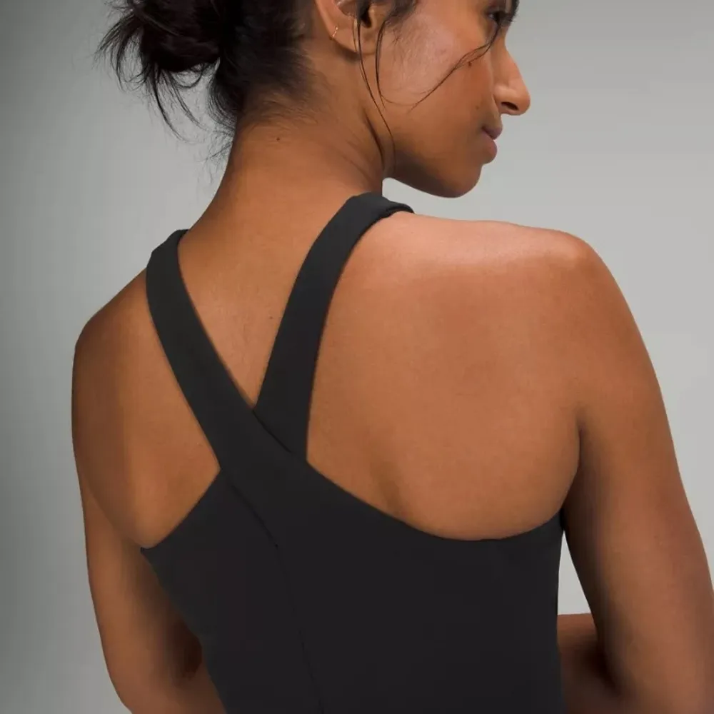 Black Nulu Wrap-Front Longline Bra Lululemon - Image 9