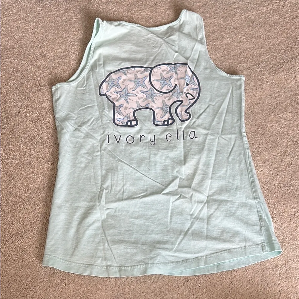 Ivory Ella Women's Mint Tank Top - Image 2