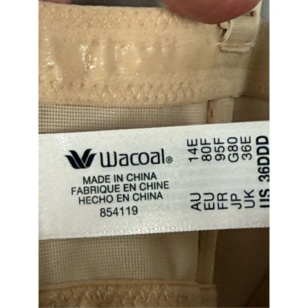 B44 - Wacoal Size 34DDD 854119 Red Carpet Strapless/add straps Underwire Bra - Image 10