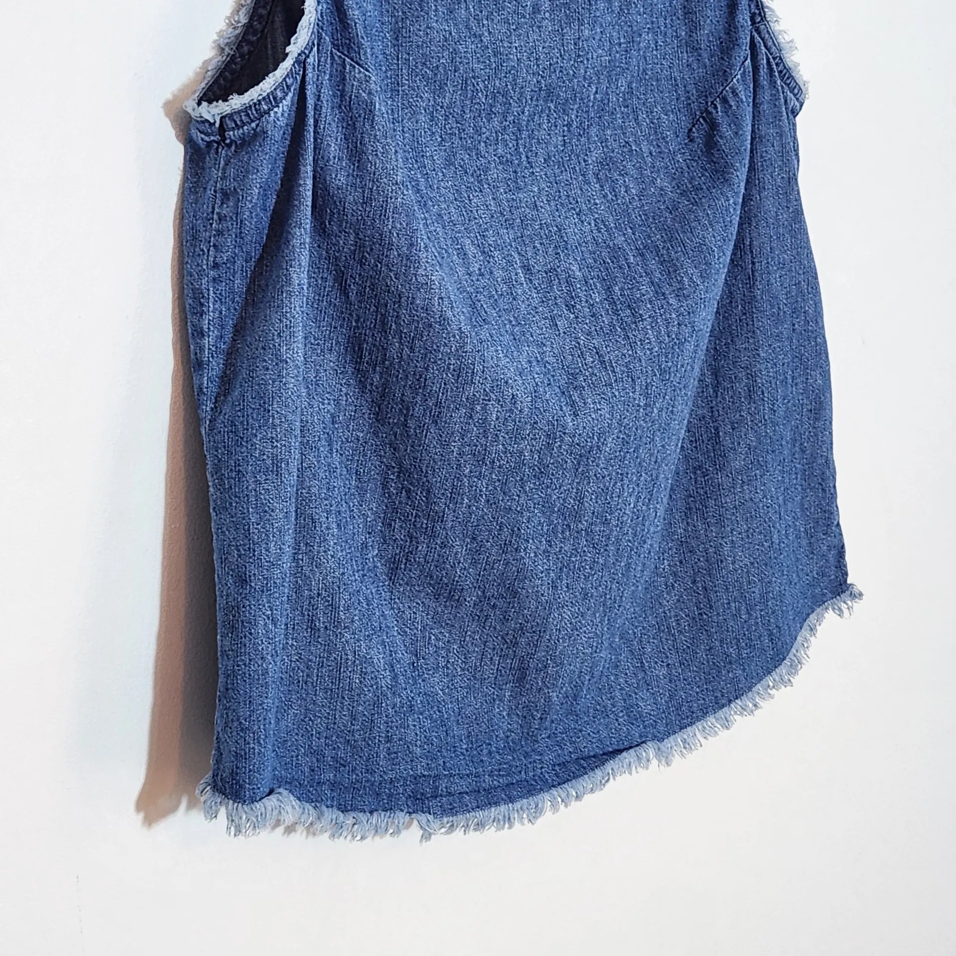 Canyon River Blues Denim Sleeveless Top Size Large Blue - Image 3