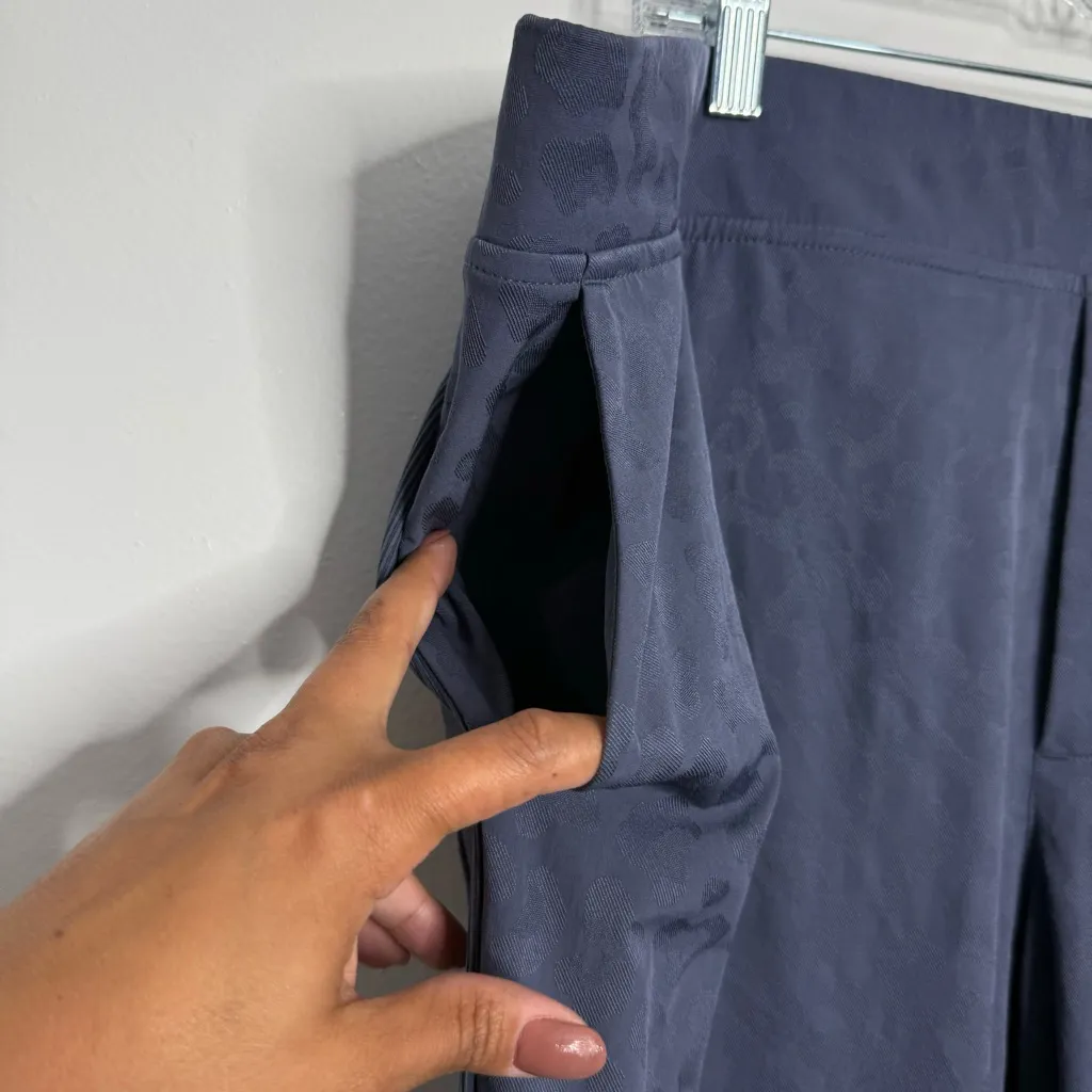 Athleta Brooklyn Textured Ankle Pant-Medieval Violet-Leopard Print‎ Plus Size 22 - Image 7