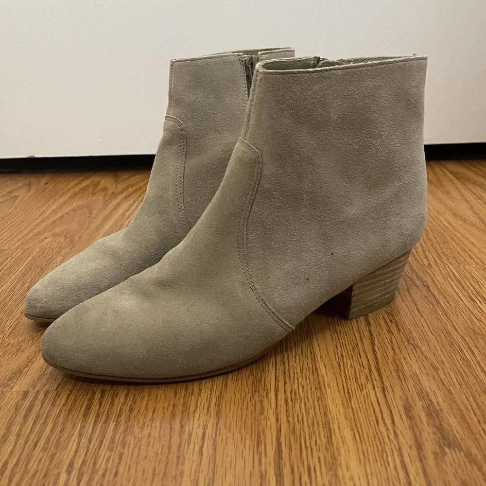 Soludos Lola tan leather point toe ankle booties size US 7 - Image 2