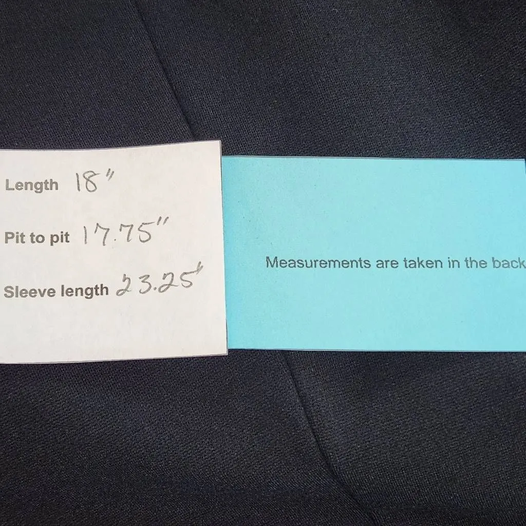 Chico's Black Knit Blazer Size Small Black Knit Open Jacket - Image 8