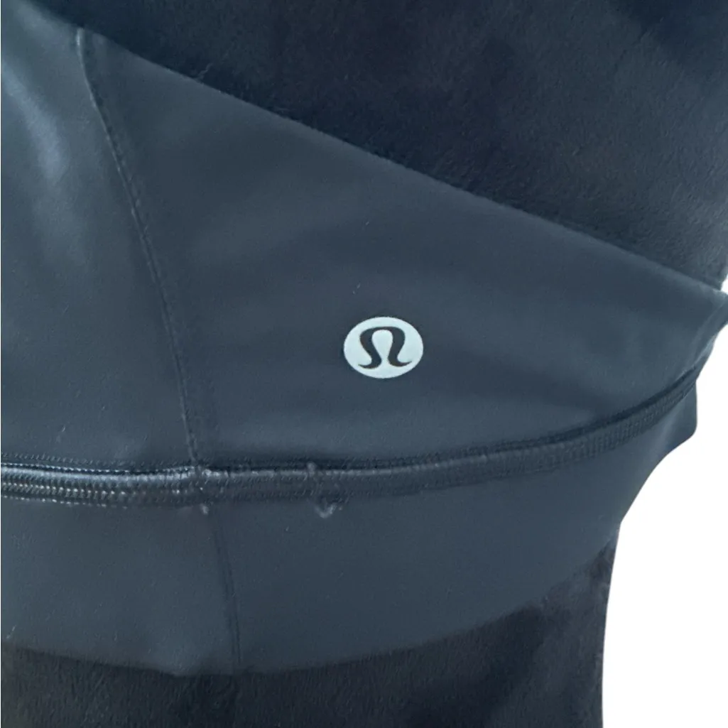 Lululemon Black High Neck Crossback Sports Bra Size 8-10 Athletic Yoga Workout - Image 3