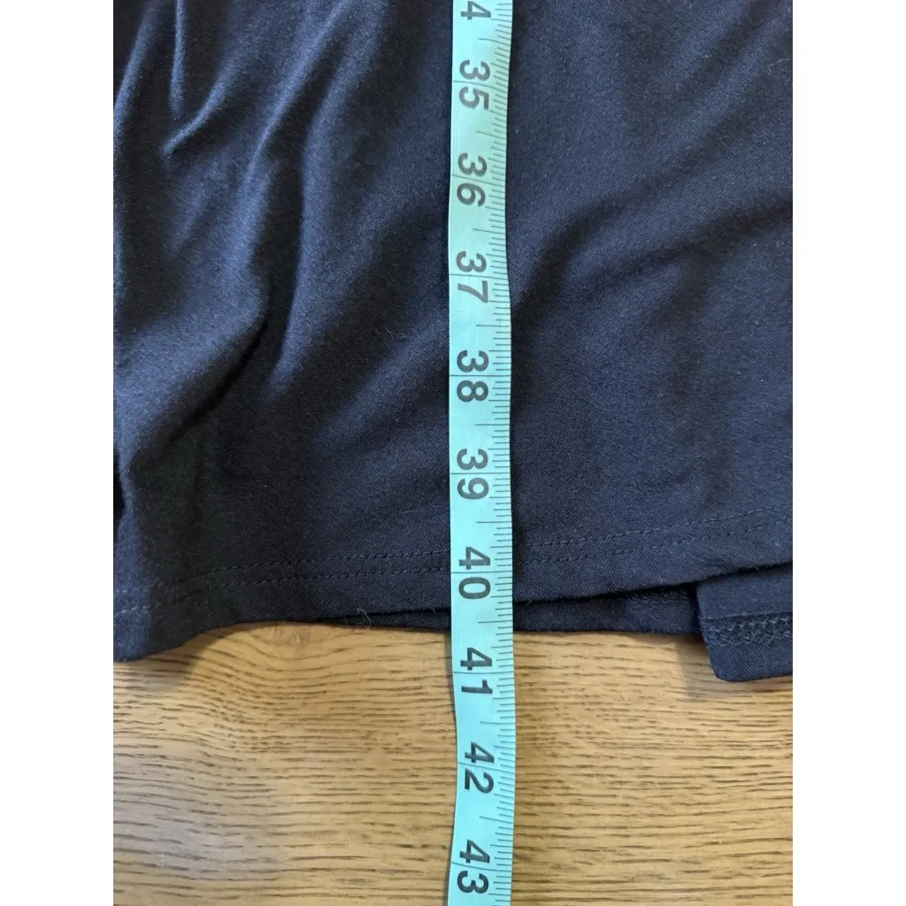 LuLaRoe Women Dress Size Large Black Stretch Skater Fit & Flare Grunge Hip Hop - Image 4