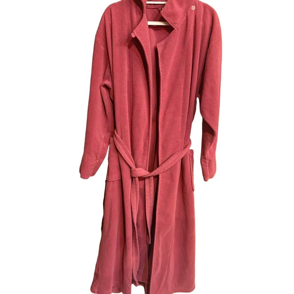 β¨ Vintage LL Bean Rose XL Robe β Heavy, Cozy, Cabin Vibes β¨ Pink - Image 2