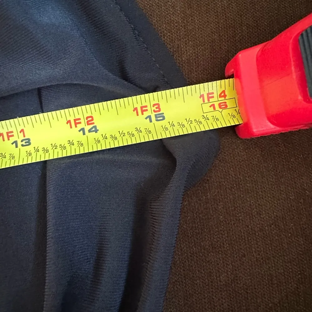 Black Low V Neck Cut Rap Look Dress  W Gold Jewel On Side… - Image 13