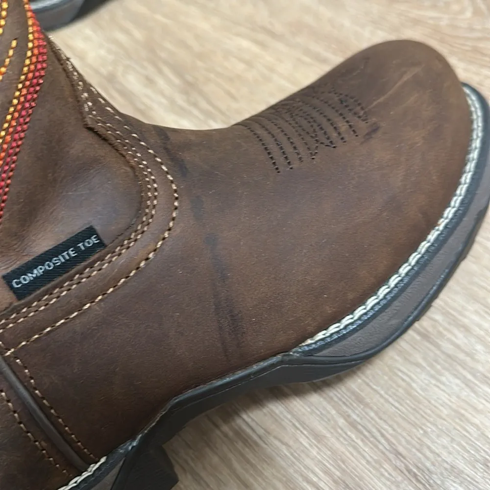 ARIAT | Women's Leather Anthem Round Toe Composite Toe Work Boot - Image 7