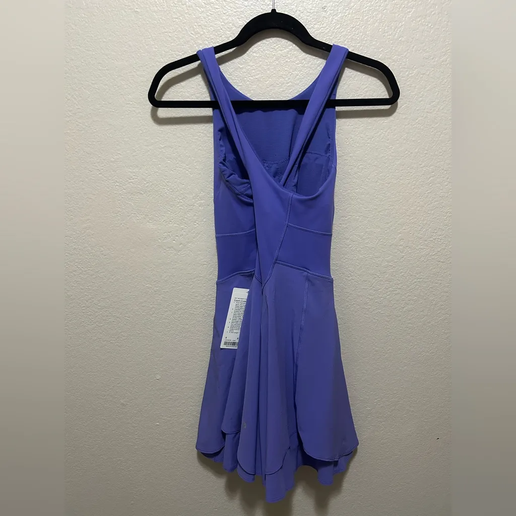 NWT Lululemon Court Crush Dress in Charged Indigo Purple Size 8 - Image 4