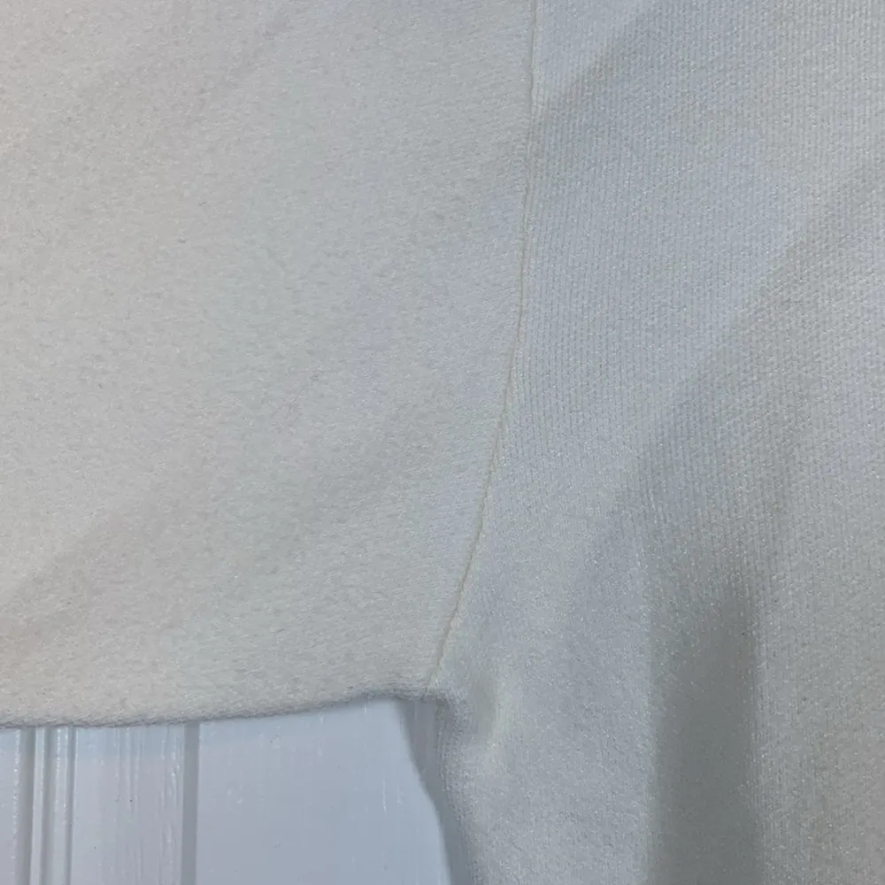 Maeve Anthropologie White Mockneck Viscose Polyester Nylon Sweater Small GUC - Image 3