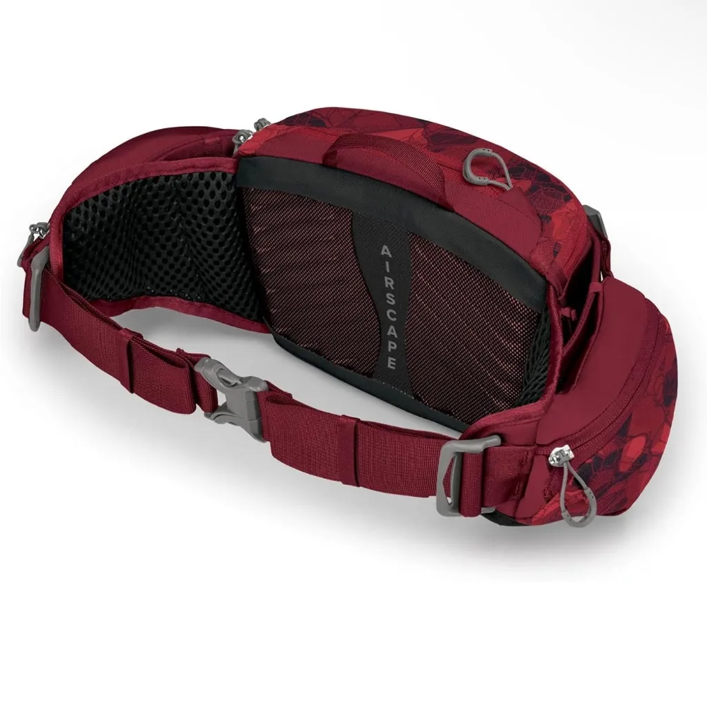 Osprey Savu 5 Belt Bag in Deep Red - Image 4