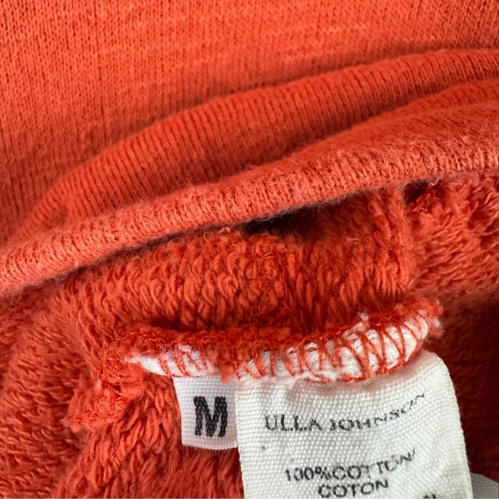 Ulla‎ Johnson Landry Puff Sleeve Sweatshirt Dress in Chili Size M - Image 6