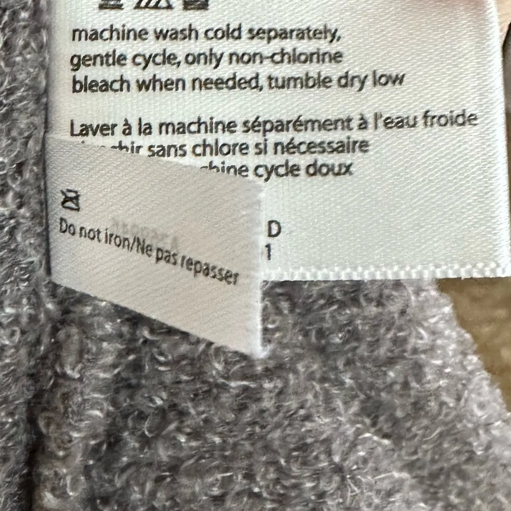 Bamboo CozyChic Lite Island Wrap Cardigan dark grey soft sz l/xl - Image 6