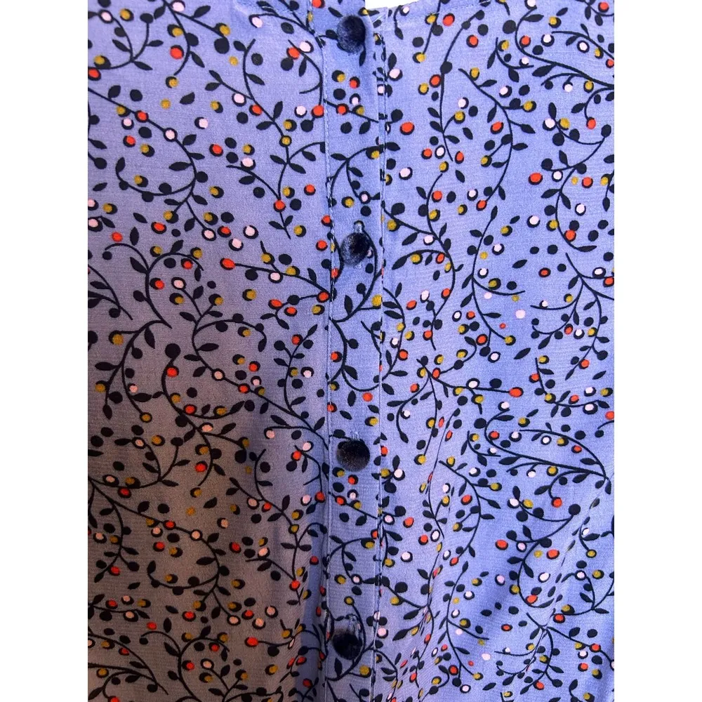 Boden Blouse Size 4 Lavender Cottage Preppy - Image 7