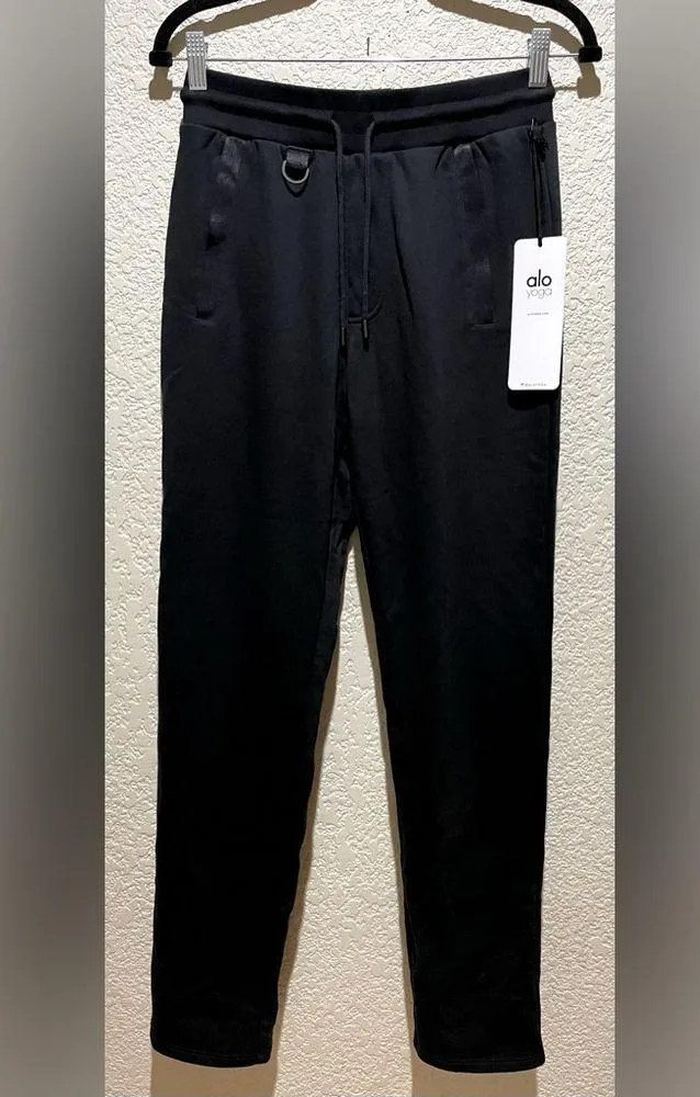 NWT Alo Yoga Nomadic Sweatpants in Black Front & Back Pockets Size S - Image 5