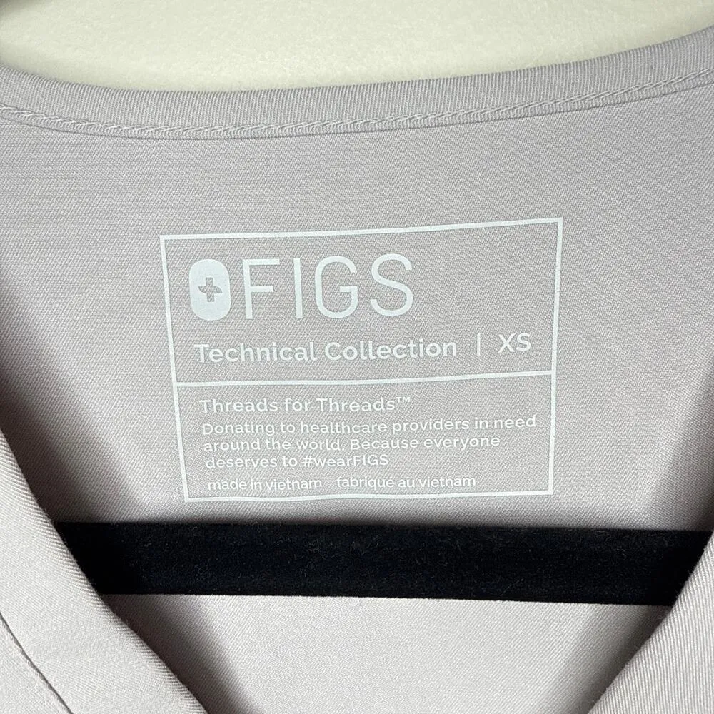 FIGS X-Small Scrubs Set Zamora Joggers & Casma Three-Pocket Scrub Top Medical - Image 10