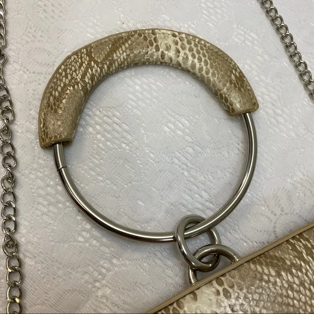 My Accessories Cross Body Purse. Faux Snake Skin. - Image 9