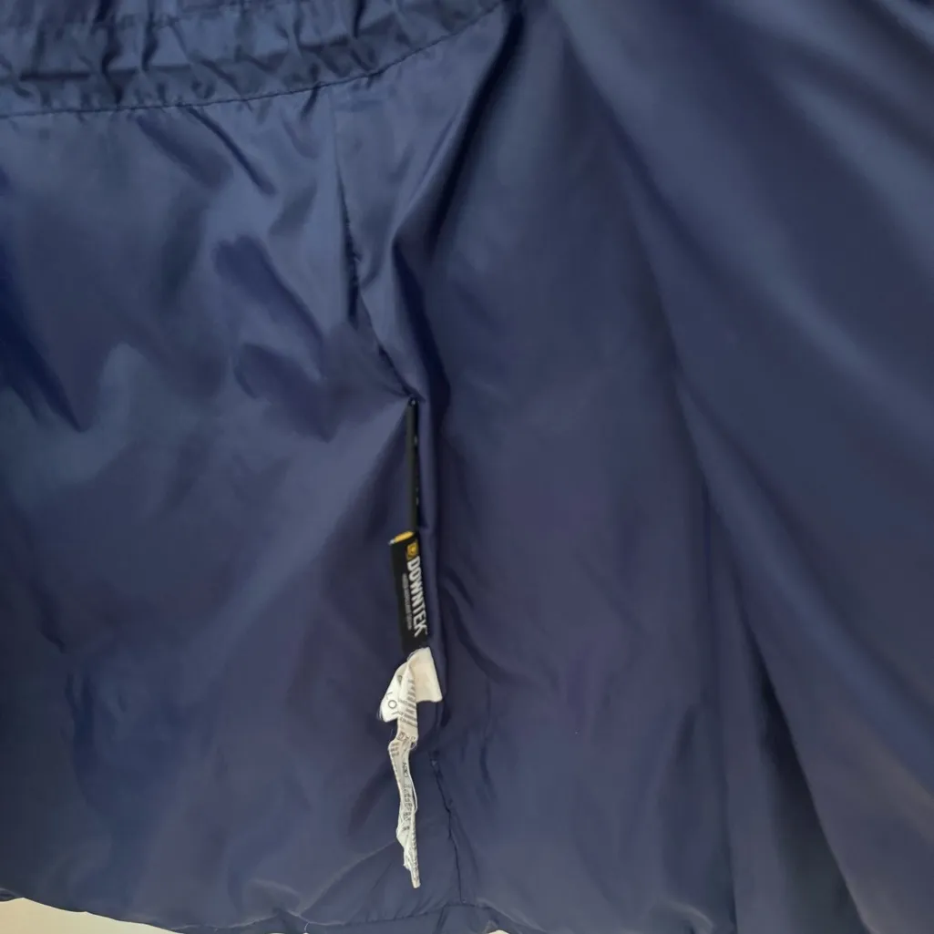 L.L.Bean Women’s DownTek Thigh Length Puffer Coat Size Small Navy Winter Jacket Blue - Image 8