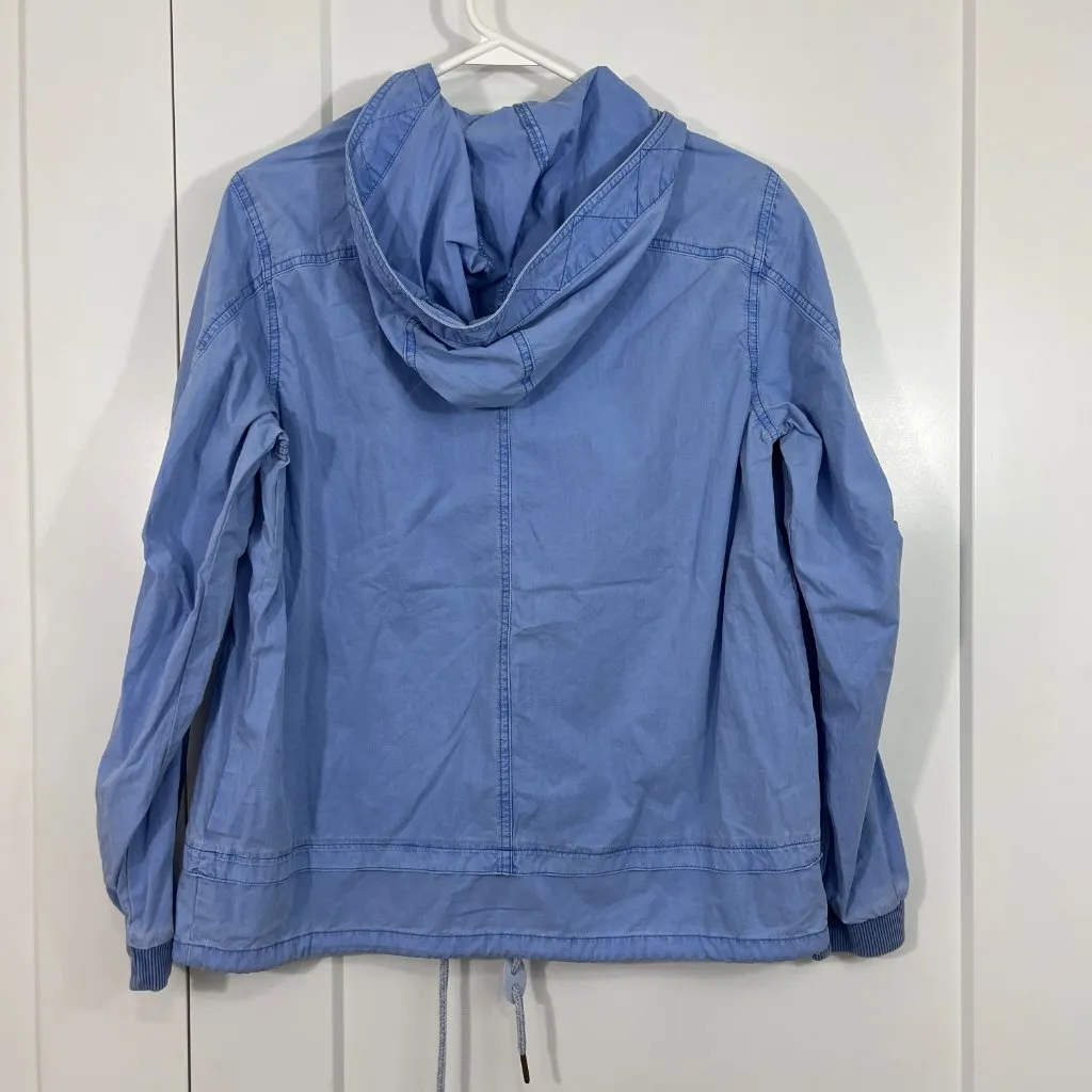 New Pilcro Anthropologie XS Blue Long Sleeve Jessa Utility Jacket w/Pockets - Image 5